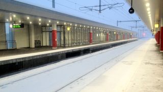 昨年に高架になり、特急停車を目指す