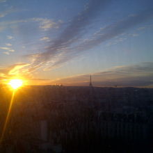 夕日が綺麗でした