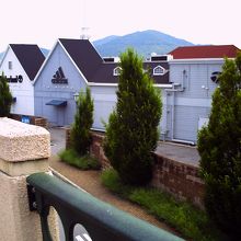 日本じゃないような建物が並んでいます