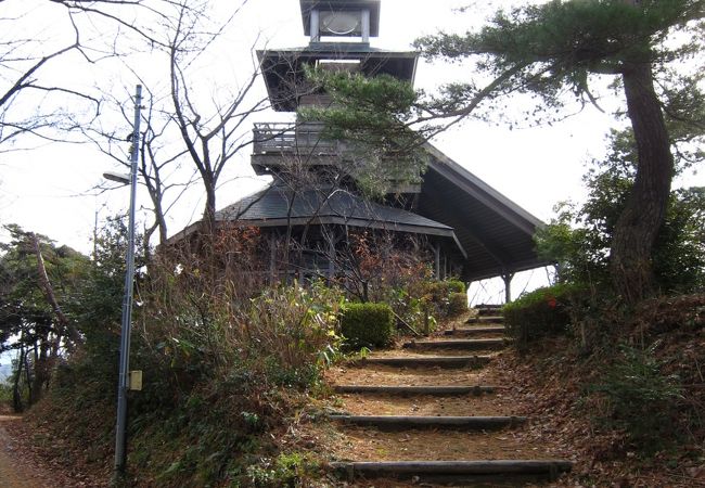 栄螺堂からの展望　萬松園