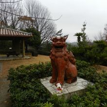 大きなシーサーもいました