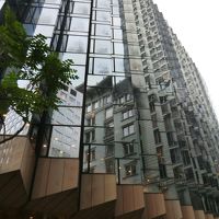 ホテル外観（高さが分かりにくいですが、３０階ぐらいあります）