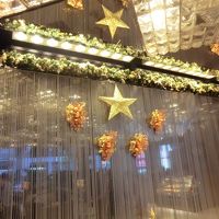 ホテル内のクリスマスイルミネーション