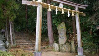 雰囲気のある神社。