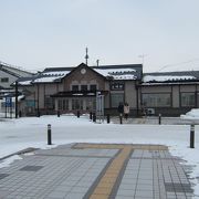 小さい駅ですが駅そばが美味しいそうでした