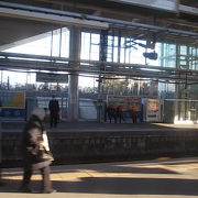 茨城県北部最大の駅です