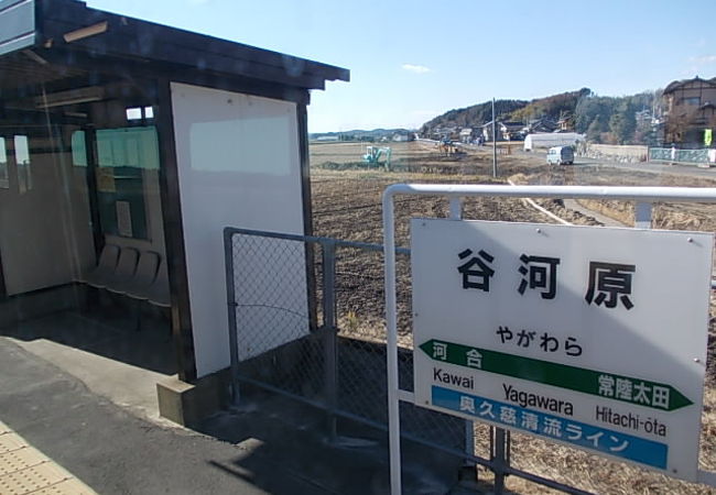 常陸太田の一つ手前の駅です