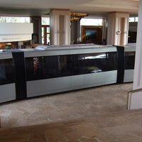 フロント前のトラム