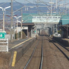 駅の遠景