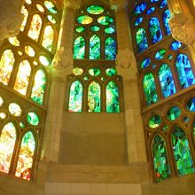 夕日が差し込んで幻想的