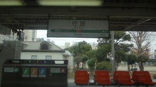 行田市の中心からは離れている