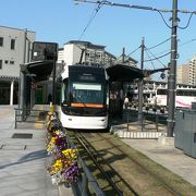 ターミナル駅が集まっているＪＲ富山駅北駅