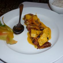 北京ダックのオレンジソース