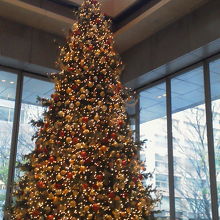 ロビーのツリーです