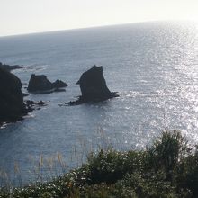 絶景のご褒美　猫岩方面