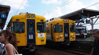 松江方面、出雲大社方面、出雲市駅方面への乗換はこの駅から!