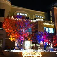 不夜城　中央部の電飾