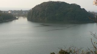 福井県で三方五湖の水月湖、三方湖に次いで大きい北潟湖（きたがたこ）