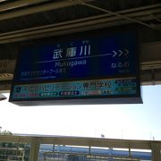 川の上にある駅