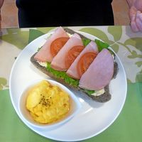 朝食はこれとコーヒーやミルクだけ