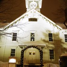 ライトアップと雪の相性が抜群