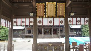 落ち着いた雰囲気の神社です