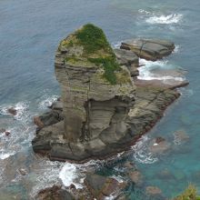 象徴的な岩です。