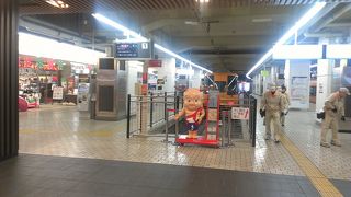 近鉄京都駅には何故かせんとくんが居る・・・・
