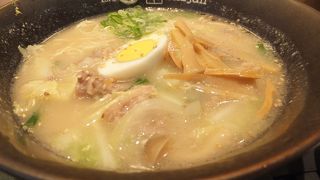 牛骨スープのソルロンラーメンを初体験