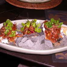 生牡蠣のタイ風