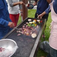 庭でのバーベキューもいいです！