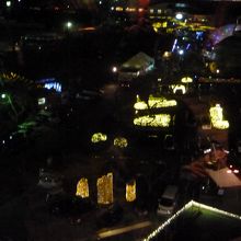 イルミネーションはぎりぎり見えるくらい