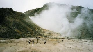 川湯温泉の近く