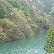 ダム周辺の景色が美しい永源寺ダム 