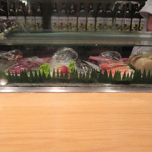 店内のカウンター