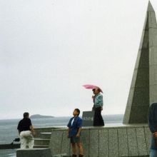 岬のモニュメント