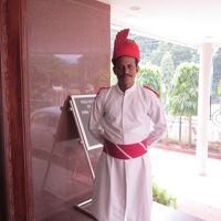 入り口のドアマン