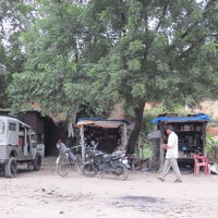 ホテル前の通り