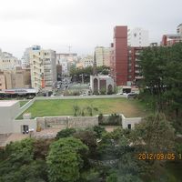 部屋の窓からの眺め