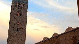 夕暮れからの風情がいいクトゥビア・モスクのミナレット