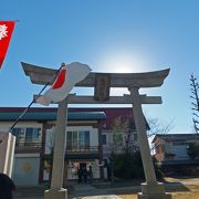 西新井氷川神社は西新井大師のすぐそばにある小さな神社