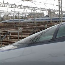 ５００系を三編成同時に見れるのは、ここだけ？