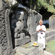 管理しているお婆ちゃん