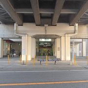 ガード下が「田奈駅」。田園都市線で最もシンプルな駅です。
