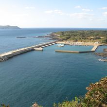 魚藍観音様のある場所から見える風景