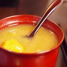 加賀野菜　五郎島金時芋のぜんざい