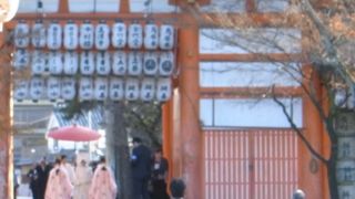 結婚式に遭遇しました