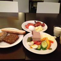 12／31の朝食。多分普通の日はこんな感じ。