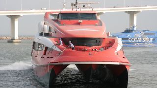 香港から１時間の船の旅