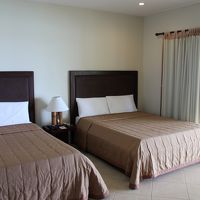 クイーンサイズのベッドが２つ用意されています。